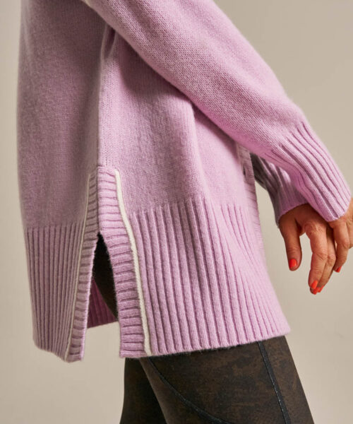 Bam2915 Knitted Cardigan Lavender Blush Clothing 5
