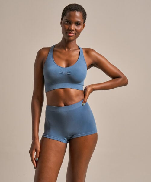 Bam2922 Racerback Bralette Agate Blue Clothing 1