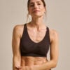 Bam2922 Racerback Bralette Bitter Chocolate Clothing 2