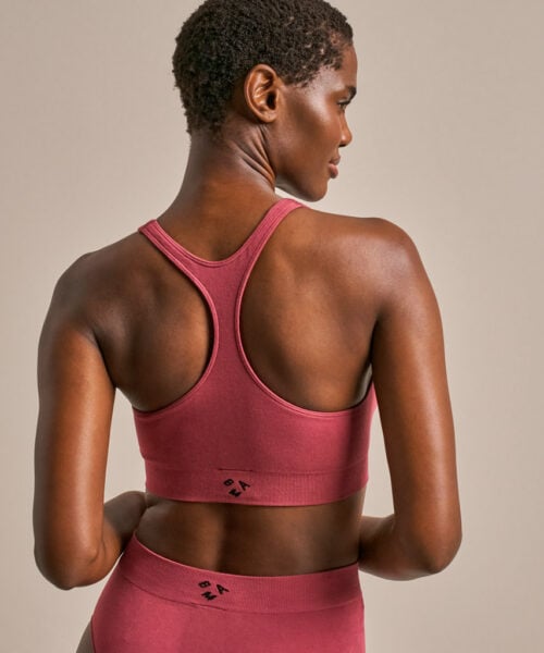 Bam2922 Racerback Bralette Rose Garnet Clothing 3