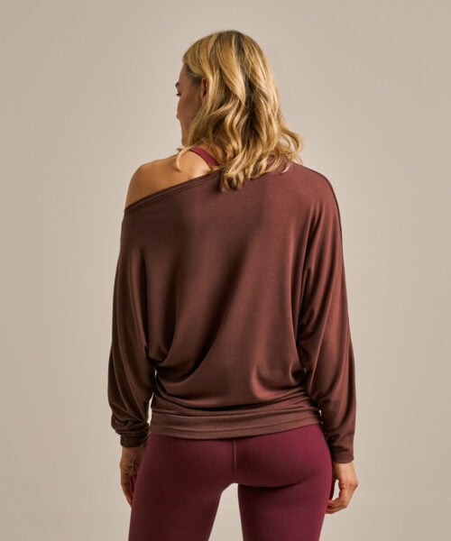 Bam2934 Drape Top Conker Clothing 4
