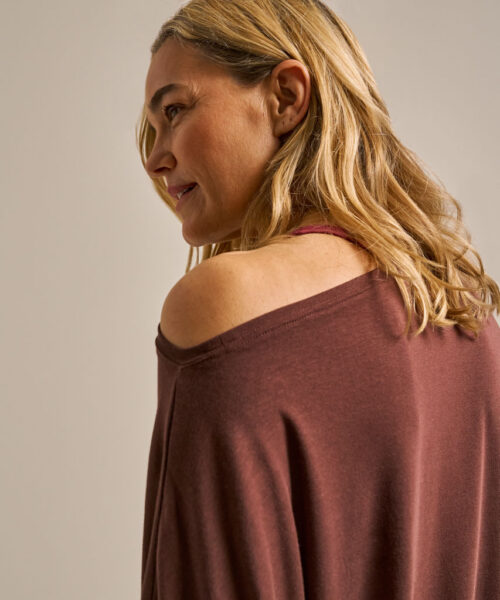 Bam2934 Drape Top Conker Clothing 5