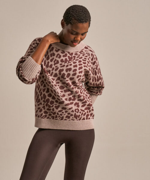 Bam2937 Knitted Jumper Animal Jacquard Clothing 2