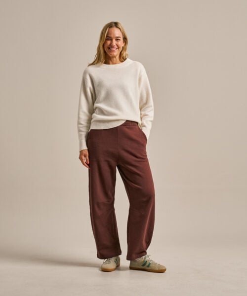 Bam2937 Knitted Jumper Oat Milk Marl Clothing 6