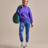 Bam2956 High Neck Sweatshirt Electric Violet Clothing 1