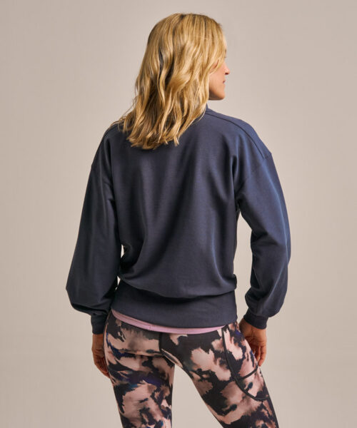 Bam2956 High Neck Sweatshirt Storm Navy Clothing 4