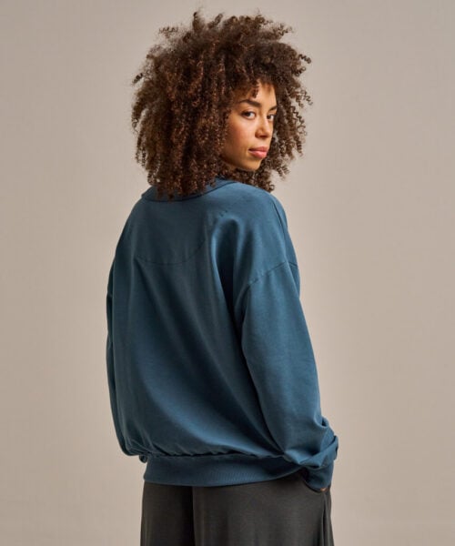 Bam2957 Studio Sweatshirt Agate Blue Clothing 3
