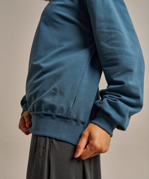 Bam2957 Studio Sweatshirt Agate Blue Clothing 5