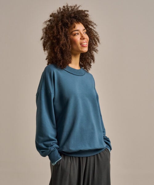 Bam2957 Studio Sweatshirt Agate Blue Clothing 6