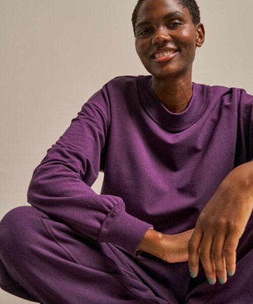 Bam2957 Studio Sweatshirt Damson Clothing 1