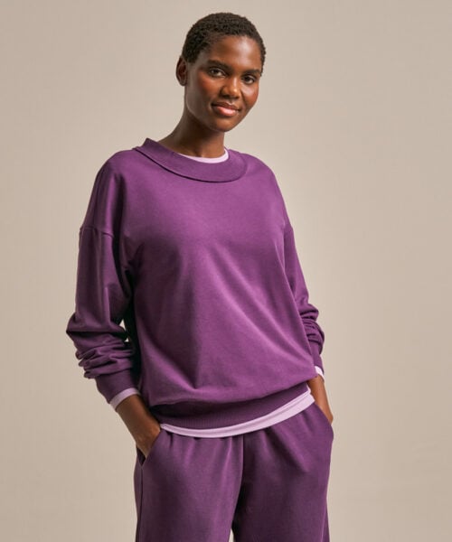 Bam2957 Studio Sweatshirt Damson Clothing 2