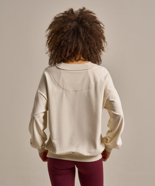 Bam2957 Studio Sweatshirt Oat Milk Clothing 4