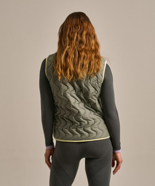 Bam2958 Fleece Gilet New Khaki Clothing 4
