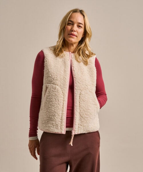 Bam2958 Fleece Gilet Oat Clothing 2