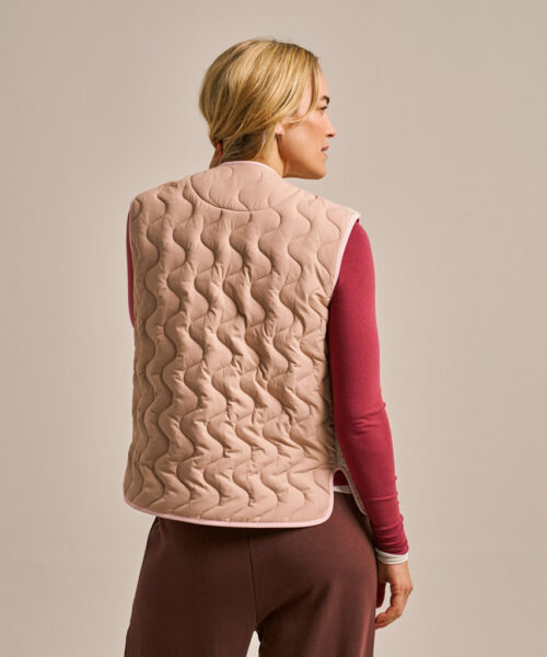 Bam2958 Fleece Gilet Oat Clothing 4