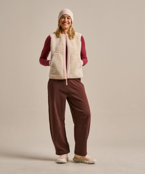Bam2958 Fleece Gilet Oat Clothing 8