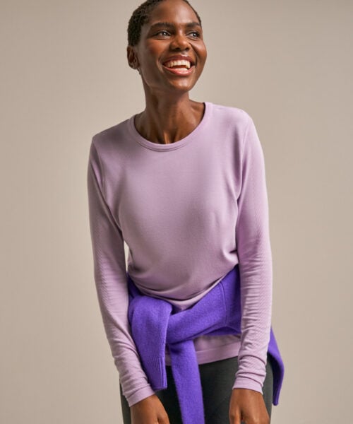 Bam2962 Long Sleeve Lavender Blush Clothing 6