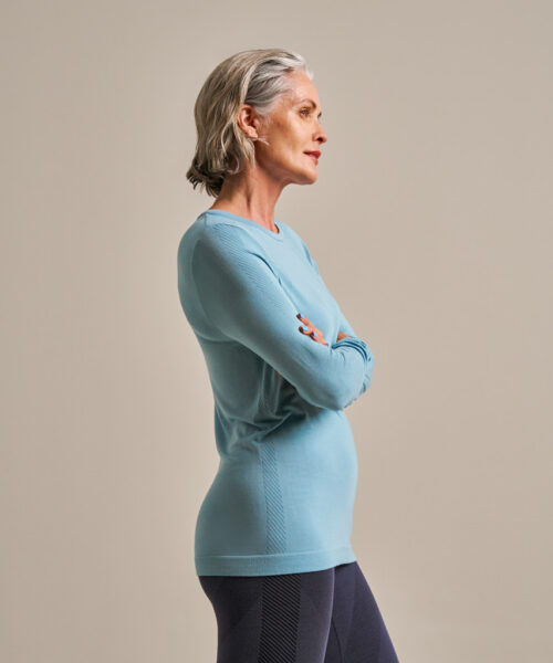 Bam2962 Long Sleeve Top Oceanic Blue Clothing 2