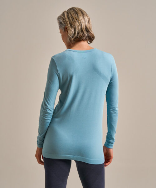 Bam2962 Long Sleeve Top Oceanic Blue Clothing 3