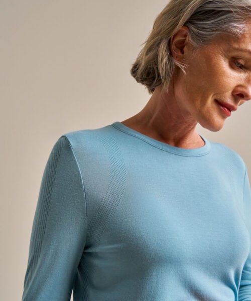 Bam2962 Long Sleeve Top Oceanic Blue Clothing 4