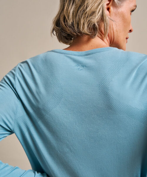 Bam2962 Long Sleeve Top Oceanic Blue Clothing 5