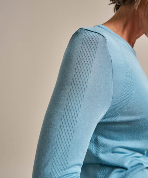 Bam2962 Long Sleeve Top Oceanic Blue Clothing 6