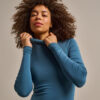 Bam2968 High Neck Top Agate Blue Clothing 1