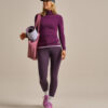 Bam2968 High Neck Top Damson Clothing 1