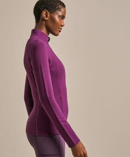 Bam2970 Sculpting Sweat Top Damson Clothing 2
