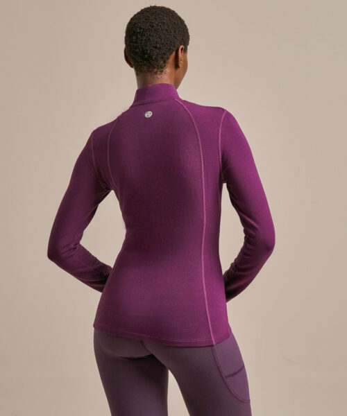 Bam2970 Sculpting Sweat Top Damson Clothing 3