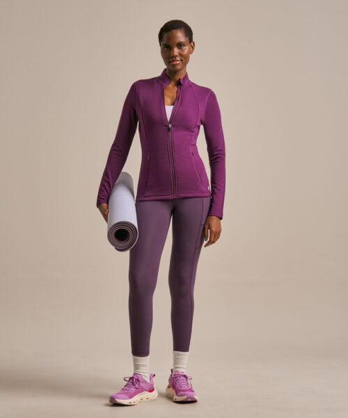 Bam2970 Sculpting Sweat Top Damson Clothing 7