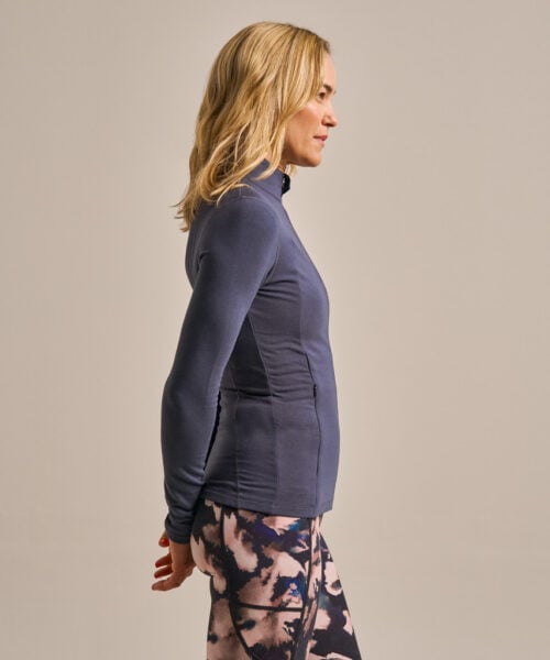 Bam2970 Sculpting Sweat Top Storm Navy Clothing 3