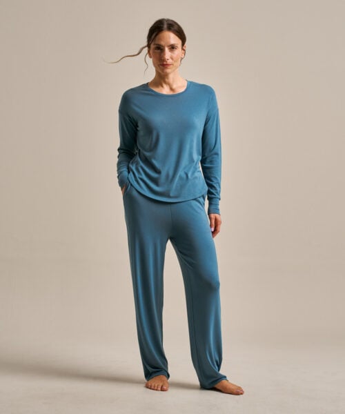Bam2974 Pyjama Set Agate Blue Clothing 11