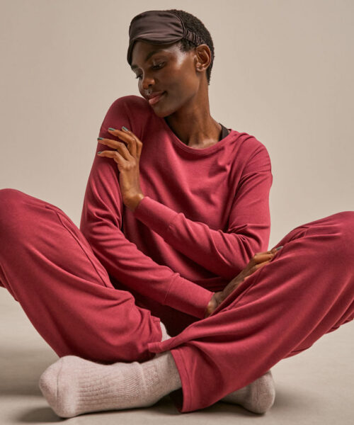 Bam2974 Pyjama Set Rose Garnet Clothing 1