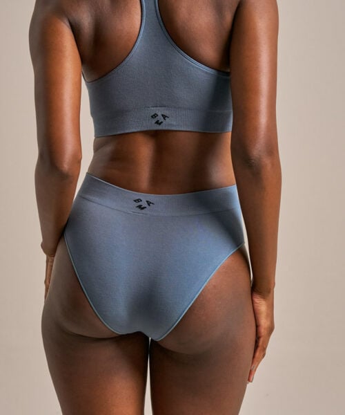 Bam2980 High Leg Brief Agate Blue Clothing 3
