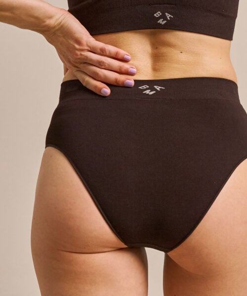 Bam2980 High Leg Brief Bitter Chocolate Clothing 3