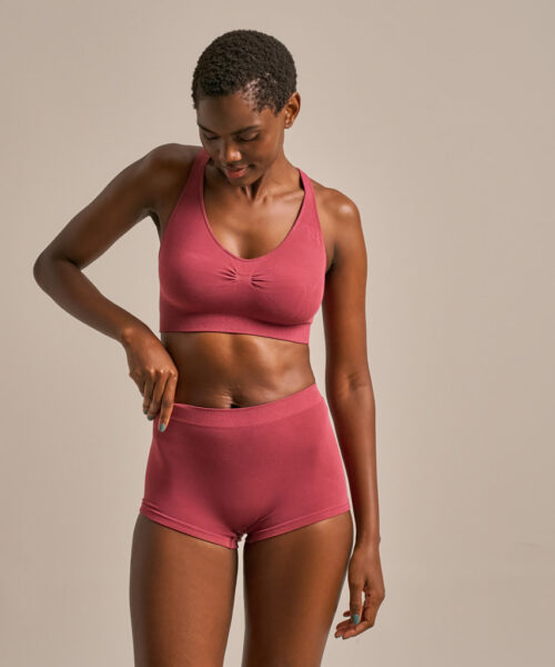 Bam2981 Midi Short Rose Garnet Clothing 1