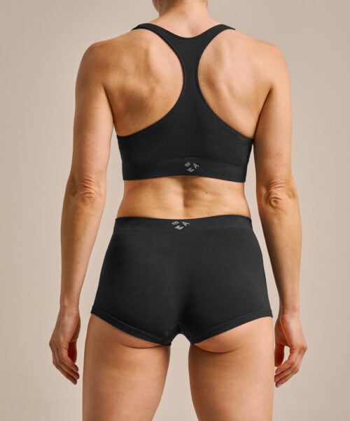Bam2981 Seamless Midi Short Black Clothing 3