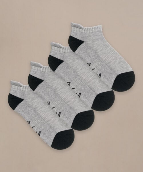 Bam2986 Trainer Socks Grey Clothing 1