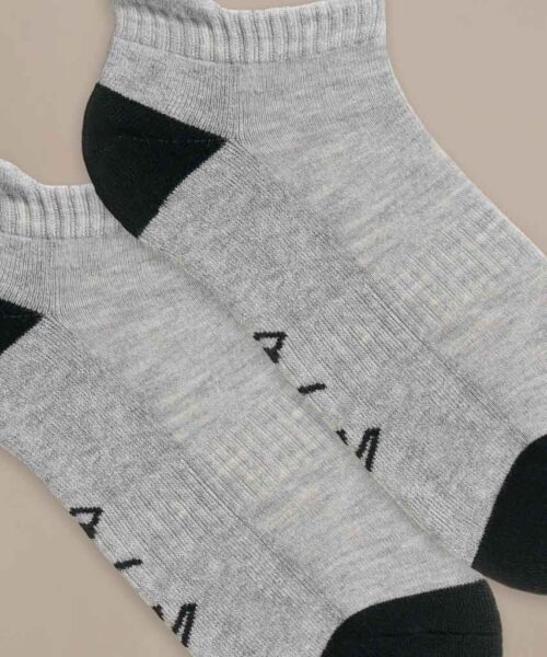 Bam2986 Trainer Socks Grey Clothing 3