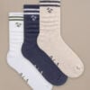 Bam2987 Blend Crew Socks White Clothing 1