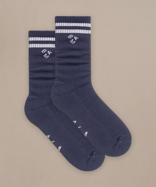 Bam2987 Blend Crew Socks White Clothing 3