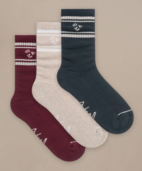 Bam2988 Blend Crew Socks Mixed Clothing 1