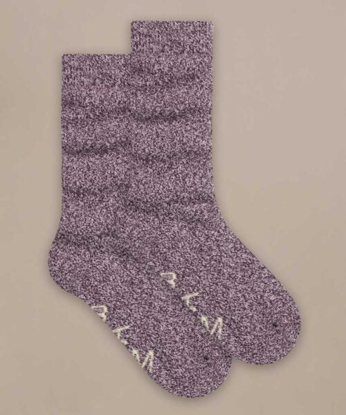 Bam2992 Thick Walking Socks Damson Clothing 1