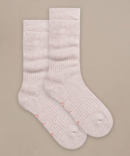 Bam2992 Thick Walking Socks Oat Milk Clothing 1