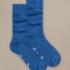 Bam2993 Thick Walking Socks Blue Clothing 1
