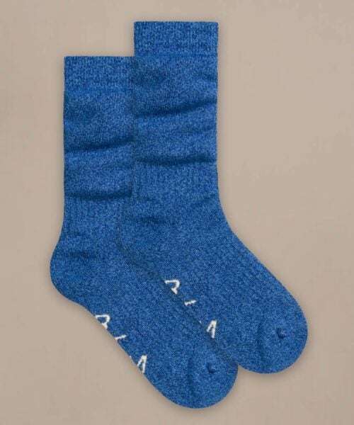 Bam2993 Thick Walking Socks Blue Clothing 1