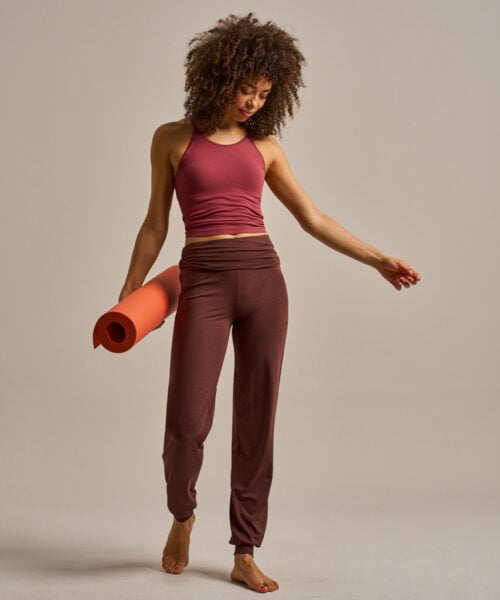 Bam320 Poise Yogi Pants Conker Clothing 1