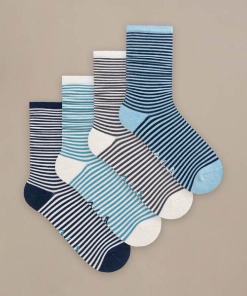 Bam632 Everyday Socks Blue Mix Clothing 1
