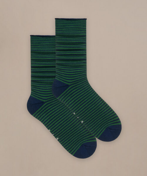Bam638 Everyday Roll Top Socks Green Blue Clothing 3